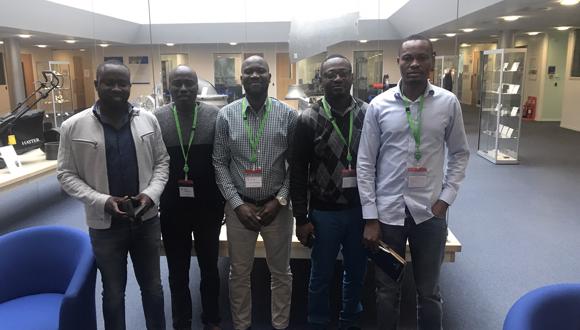 The Ghanaian gas engineers at TWI 
