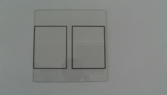 Glass sealing with frit glass