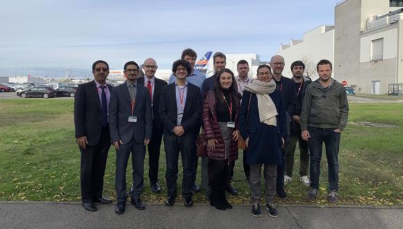 Padiction kick-off meeting (L-R): Farshad Salamat Zadeh, Sadik Omairey, Daniel Richardson, Thomas Reiher, Konstantin Schubert, Sofia Sampethai, Sjoerd Van der Veen, Graeme Bond, Elena Pedone, Laurent Adam, Sylvain Mathieu, Dirk Munro
