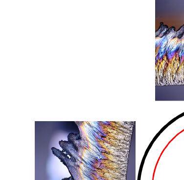 Example of an orbital through-thickness cut in 5mm wall thickness stainless steel pipe