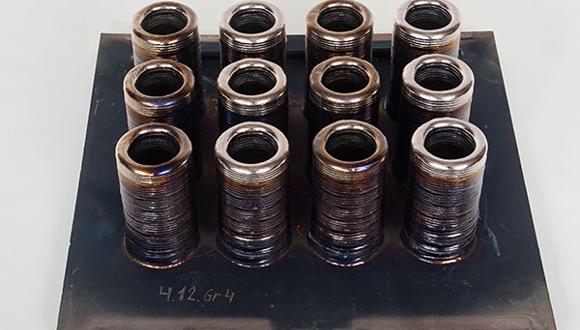 Set of printed cylinders