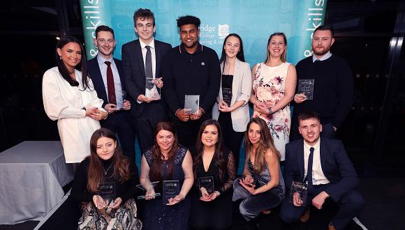 CRC's award-winning apprentices (including Alex, back row, second left)