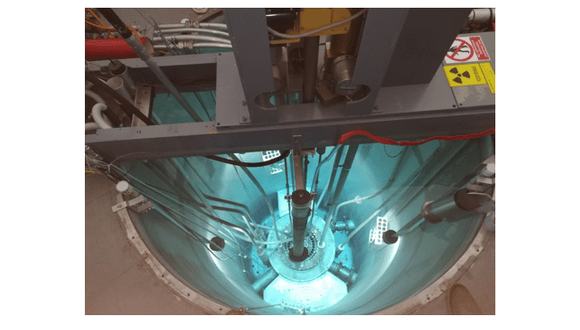 Testing the sensors in at the Joseph Stefan Institute (JSI), Ljubljana, Slovenia nuclear reactor