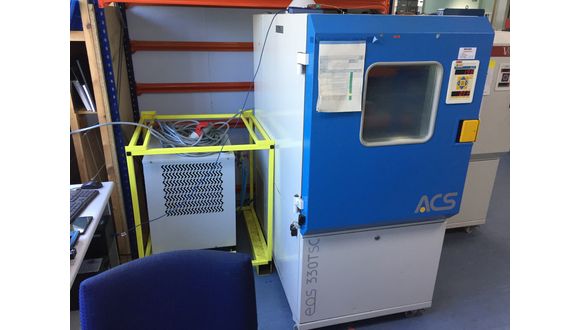 Figure 2. Climate controlled chamber in our accredited UKAS laboratory