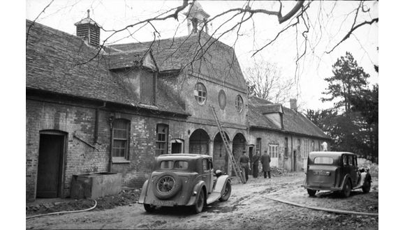 The stables, where the first welding shop was located