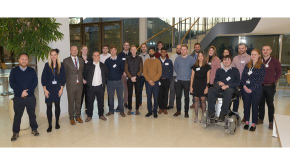 Lucie Paley and James Smith (Second and Third from Left) with members of the MBDA delegation