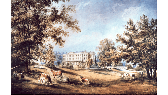 Abington Hall circa 1750