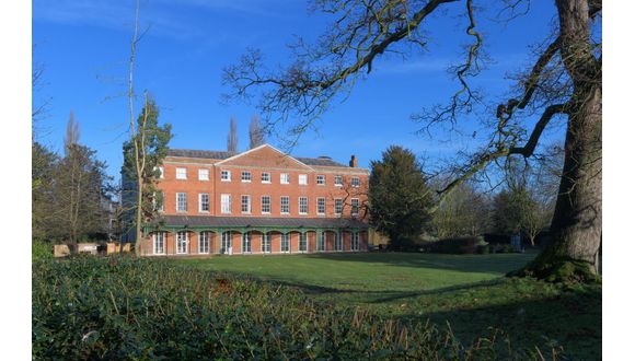 The rear of Abington Hall in 2022
