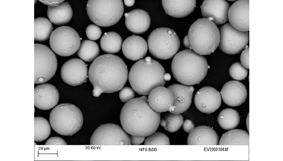 Fig 1. Powder morphology of PA Alloy 718