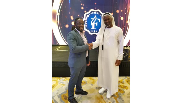 Professor Williams meets HRH Prince Ebrahim of Gambia
