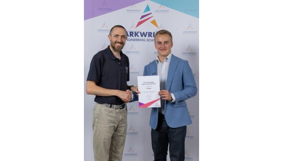 Kai Egan (right) with TWI mentor Matthew Haslett