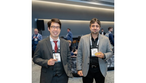 Jackson (left) with Hadi (right)