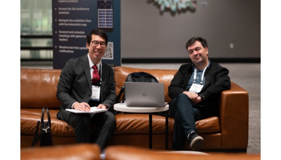 Jackson (left) with Fabricio (right) at IPCE2026