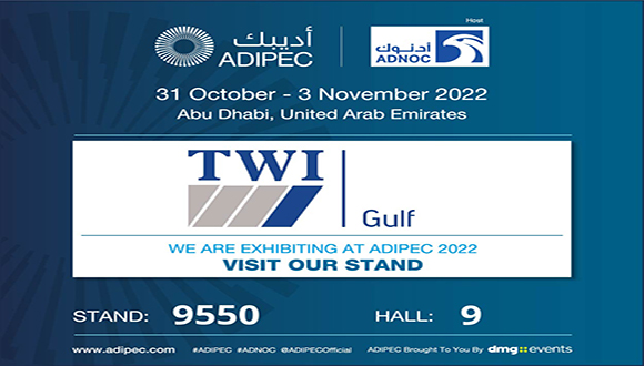 TWI Gulf: Stand 9550, Hall 9