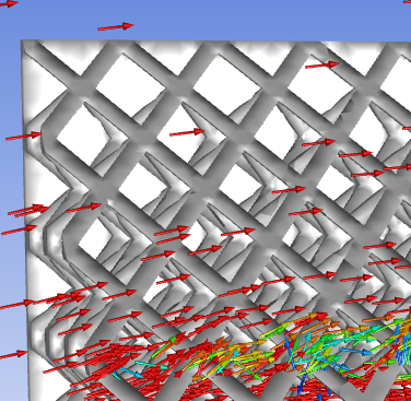 CFD study of an additively manufactured heat exchanger