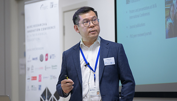 Prof Tat-Hean Gan welcomed delegates and introduced NSIRC. Photo: TWI Ltd / Simon Condie Photographer