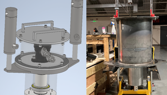 Figure 1 Concept design drawings becoming a reality. (Images courtesy of Forth Engineering Ltd)