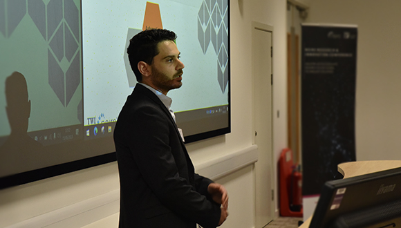 Francesco Careri presenting at the NSIRC Research & Innovation Conference 2023. Photo: NSIRC / TWI Ltd