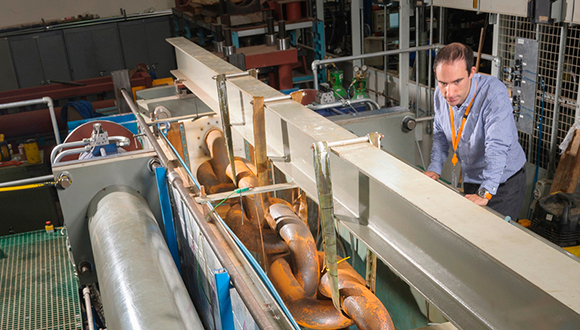 Imanol Martinez Perez during his PhD research project at NSIRC. Photo: TWI Ltd
