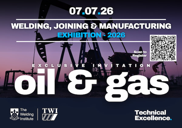 Welding, Joining and Manufacturing Exhibition - 7 July 2026