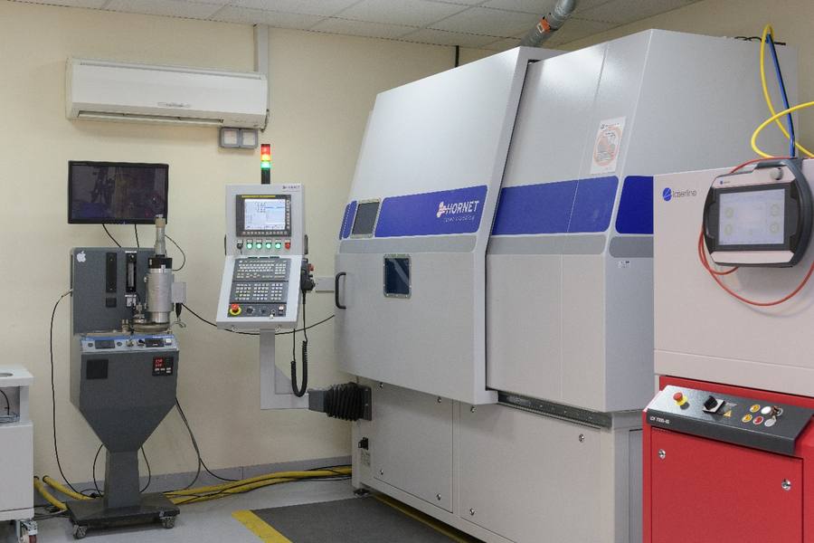 Hornet 900 laser cladding machine with Laserline diode laser at TWI Technology Centre Yorkshire