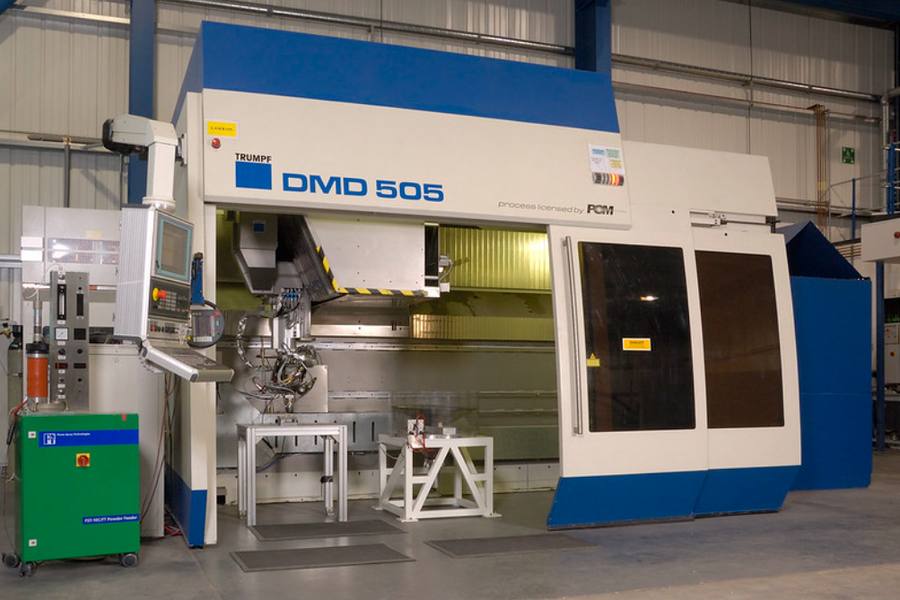 TRUMPF DMD 505 gantry cell at TWI Technology Centre Yorkshire