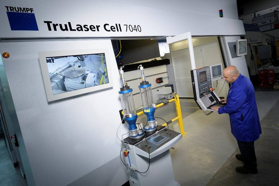 TRUMPF TruLaser Cell 7040 at TWI Technology Centre Yorkshire