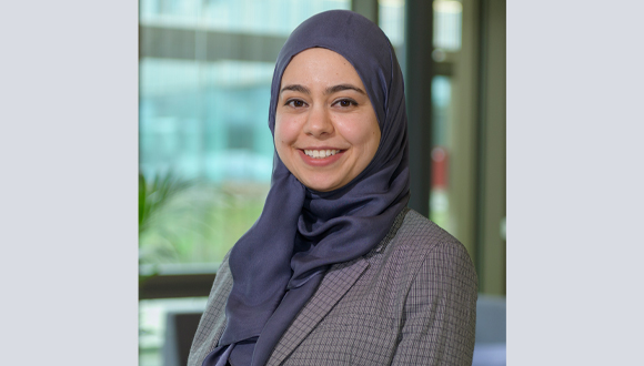 Ameni Lounissi, graduate of the Engineering Leadership and Management MSc. Photo: TWI Ltd