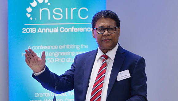 Keynote speaker Robert Quarshie, Head of Materials and Nanotechnology at The Knowledge Transfer Network. Photo: TWI Ltd