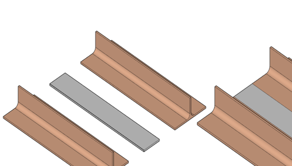 Stiffened panels concept.