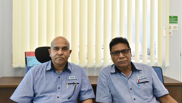 On the left is Mr. Jaya Kumar – HR Manager and on the right is MR. Baskaran the Production Manager of Sonic Galvanizing (M) Sdn Bhd