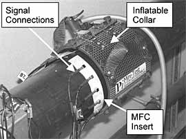 Fig.1. Prototype MFC tool on a 4" schedule 40 pipe