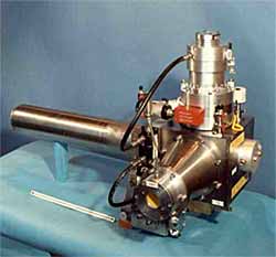 Fig.3. 100kW electron gun and differentially pumped transfer column