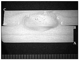 Fig.1. Micro-section showing flawed lap-joint configuration FSW