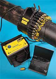 Fig.10. The Teletest Focus long-range ultrasonic testing system 
