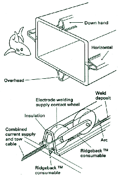 Fig.7 MCAW local habitat for dry under water welding