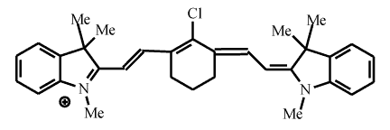 Fig.2. Example of cyanine dye [ λ max = 785nm; ε max = 360,000 l.mol -1 .cm -1 in dichloromethane]