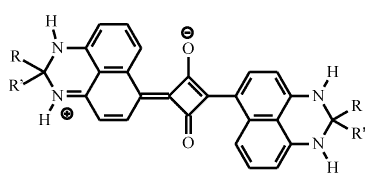 Fig.3. Example of squarylium dye [ λ max ca. 800nm; ε max = ca. 150,000 l.mol -1 .cm -1 ]