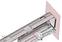 Fig.8. Simulation of full-vehicle impact at speed of 20 km/h with standard welded joints