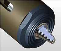 Fig.2. Illustration of FSW tool showing the scrolled shoulder and Triflat TM probe design used for the welding trials