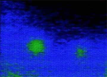 Fig 6. Thermal Image of Disbonding in Composite