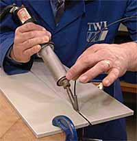 Fig.1. Hot gas welding