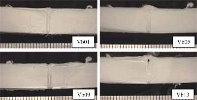 Fig.7. Examples of cross-sections of Viblade joints 