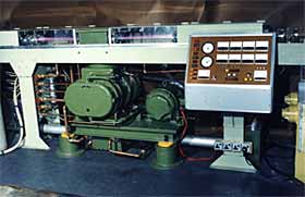 Fig.7. Prototype 2kW fast axial flow laser manufactured at TWI. Circa 1970