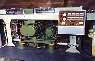 Fig.7. Prototype 2kW fast axial flow laser manufactured at TWI. Circa 1970