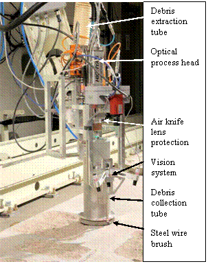 Figure 5. The scabbling head