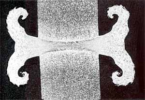 Fig.2. Macro section through rotary friction weld in Ti-6Al-4V-0.5Pd pipe