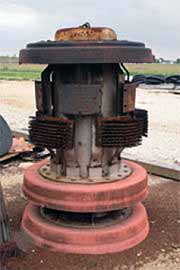 Fig.1. A 'pig' used to clean natural gas pipelines