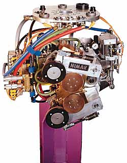 Fig.3. Robot mountable resistance seam welding gun Courtesy Nimak