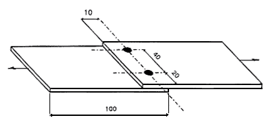 Fig.2. Fatigue specimen (dimensions in mm)